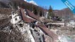 L'hotel dévasté par une avalanche en Italie filmé par un drone un mois après le drame