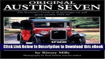 Download [PDF] Original Austin Seven: The Restorer s Guide to all passenger car and sports models