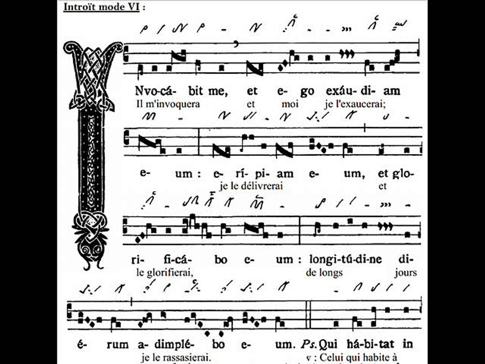Introitus Invocabit me, Dominica I Quadragesimae (1 Carême)