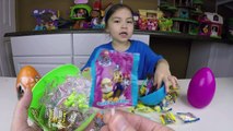 GIANT SURPRISE EGGS FINDING DORY, SPONGEBOB & FROZEN Surprise Toys Sour Candy   Jelly