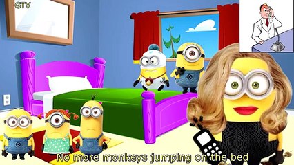 Frozen Five Little Elsa Jumping on the Bed | 5 Little Monkeys Jumping on the bed Nursery Rhymes