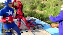 Spiderman vs Venom vs Deadpool - In Real Life | Superhero Battle!