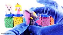 Disney Princess Frozen My Little Pony MLP Play-Doh Dippin Dots Surprise Eggs Learn Colors