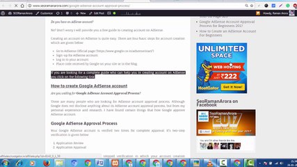 Google AdSense Account Approval Process for Beginners 2017