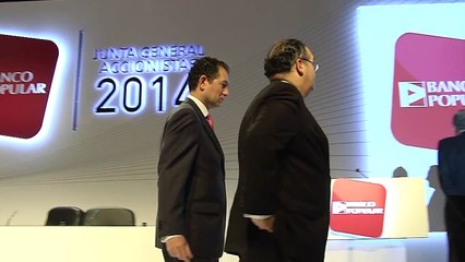 Francisco Aparicio Valls en la Junta General de Accionistas del Banco Popular 2014