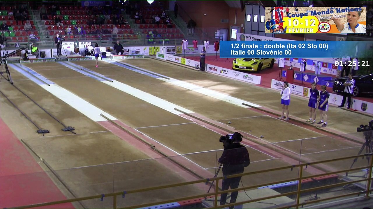 Double Slovénie / Italie, demi-finales, Coupe du Monde féminine des Nations, Saint-Vulbas 2017