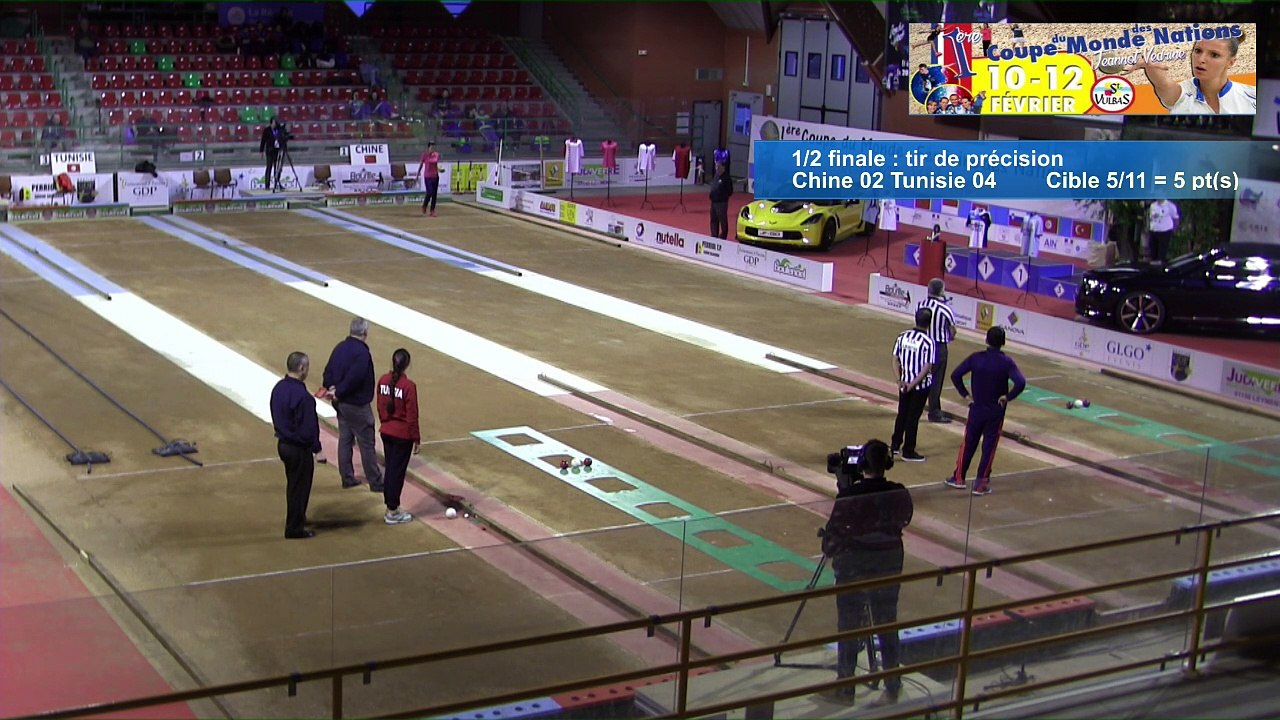 Tir de précision, Chine / Tunisie, demi-finales, Coupe du Monde féminine des Nations, Saint-Vulbas 2017
