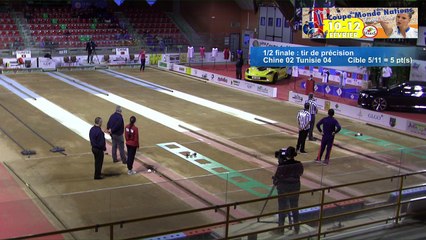 Tir de précision, Chine / Tunisie, demi-finales, Coupe du Monde féminine des Nations, Saint-Vulbas 2017