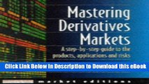 BEST PDF Mastering Derivatives Markets (