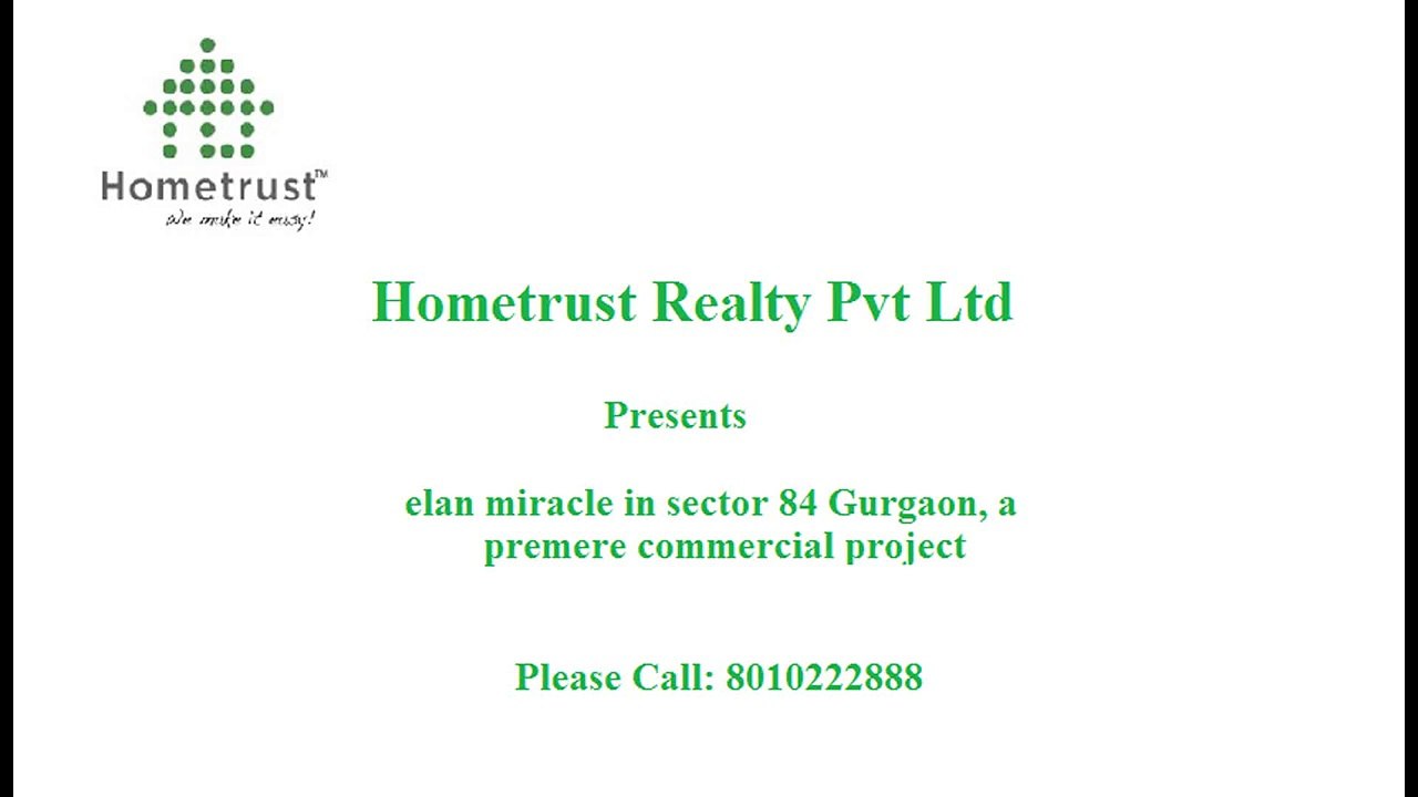 Elan Miracle New commercial Project 8010222888