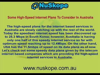 High Speed Internet - Fast Internet Service