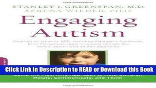 Books Engaging Autism: Using the Floortime Approach to Help Children Relate, Communicate, and