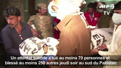 Pakistan : au moins 70 morts dans un attentat de l'EI