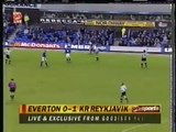 28.09.1995 - 1995-1996 UEFA Cup Winners' Cup 1st Round 2nd Leg Everton FC 3-1 KR Reykjavik