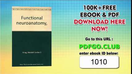 Functional neuroanatomy,