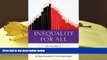 Epub  Inequality for All: The Challenge of Unequal Opportunity in American Schools Pre Order