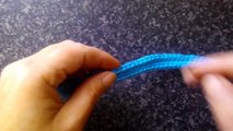 How to crochet a quick and easy curtain tie back or toilet roll holder