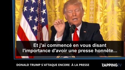 Donald Trump : Sa conférence de presse surréaliste contre les journalistes (Vidéo)