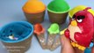 Play Doh Ice Cream Surprise Toy Masha and the Bear Angry Birds Donald Duck Zootopia Minnie