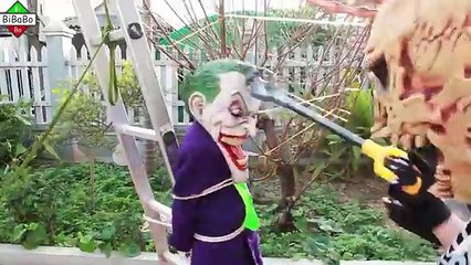 Baby Ninja Turtles is Police Frozen Elsa Spiderman Tied up ✦ Police arrest Venom Kids Superhero fun