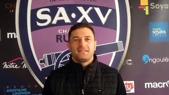 Shalva Sutiashvili (SA XV) avant Bourgoin