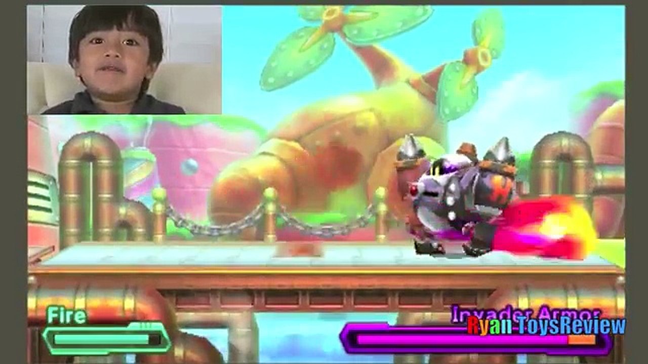 KIRBY PLANET ROBOBOT for Nintendo 3DS Giant Egg Surprise Opening Ryan ToysReview