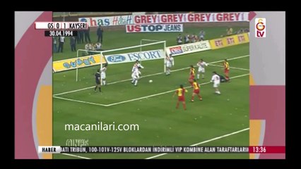 [HD] 30.04.1994 - 1993-1994 Turkish 1st League Matchday 28 Galatasaray 3-1 Kayserispor