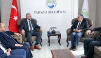 İL MÜFTÜSÜ ŞAHİN GÜVEN YAHYALI BELEDİYESİNİ ZİYARET ETTİ
