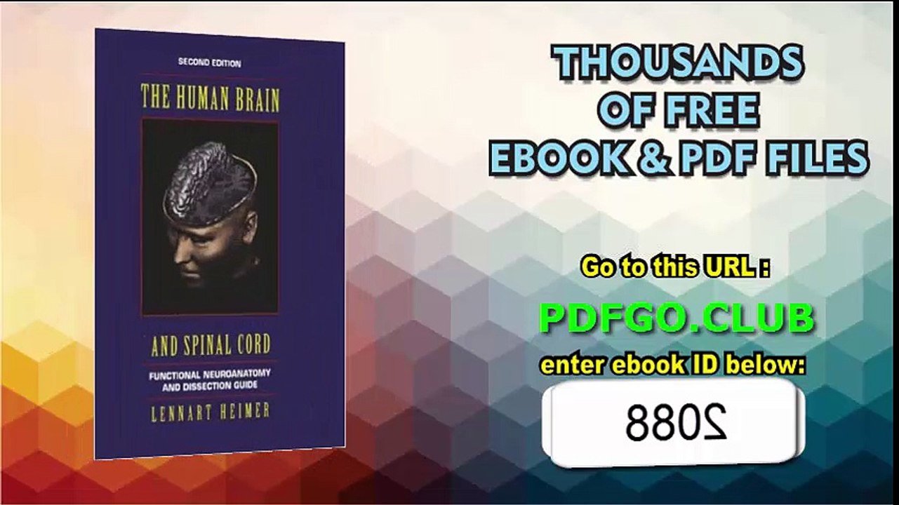 The Human Brain and Spinal Cord Functional Neuroanatomy and Dissection Guide (Computers in Health Care) 2nd Edition by Heimer, Lennart (1994) Paperback