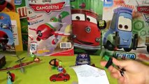 Киндер Яйцо Тачки и Журнал Самолеты на русском,Zaini Surprise Eggs Disney Cars как Kinder Surprise