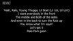 Ralo Ft. Young Thug, Lil Yachty & Lil Uzi Vert - Young Nigga (Lyrics on screen)