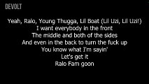 Ralo Ft. Young Thug, Lil Yachty & Lil Uzi Vert - Young Nigga (Lyrics on screen)