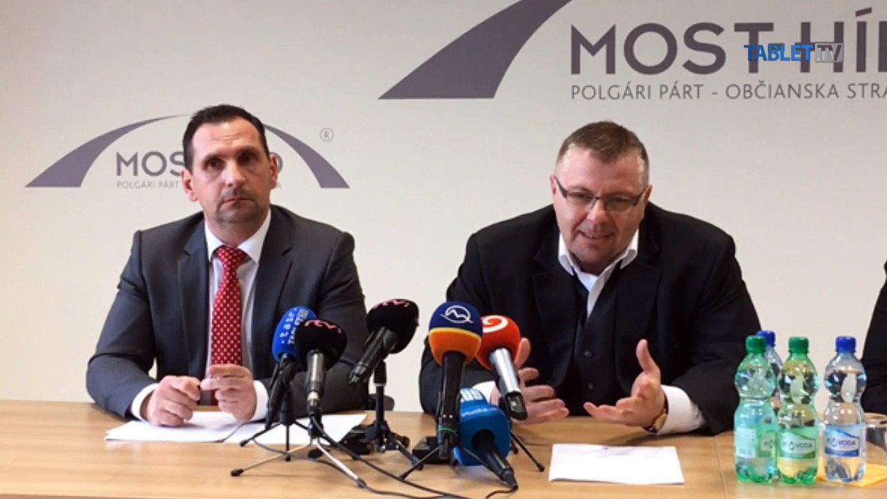 ZÁZNAM: MOST-HÍD: Požiadame prezidenta, aby nepodpísal antimnožiteľský zákon