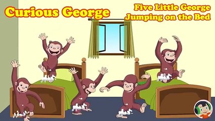 Five Little Monkeys George Jumping on the Bed - Kids Song - Nursery Rhymes