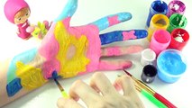 Glitter Body Painting Learn Colors for Children | Learn Colors with Body Paint for Kids