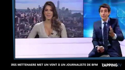 Iris Mittenaere élue Miss Univers, elle met un énorme vent à un journaliste de BFMTV