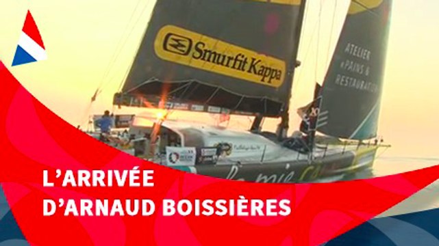 J102 : L'arrivée d'Arnaud Boissières aux Sables d'Olonne / Vendée Globe