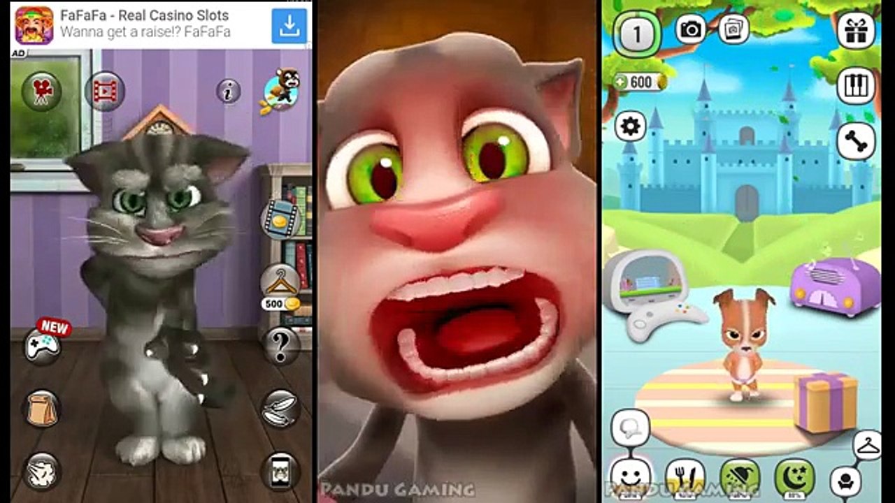 Talking Tom Cat 2 Vs Talking Tom Cat Vs My Talking Lady Dog