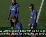 Bale fit for Espanyol game - Zidane