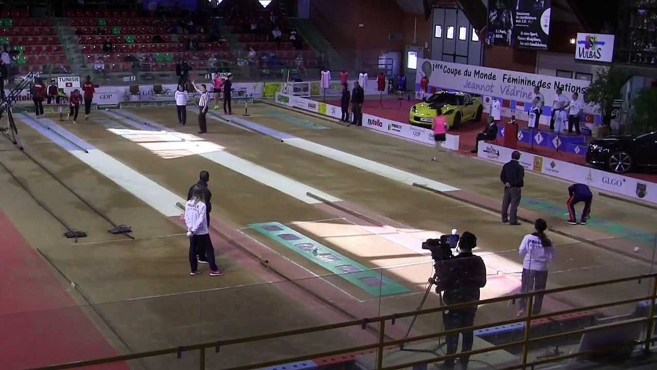 Demi-finales, Tir rapide en double, Chine Tunisie, version originale