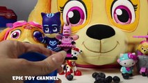 GIANT PAW PATROL SURPRISE with Surprise Eggs   PJ Masks Toys, Lego Batman Movie Surprises ToysRevie