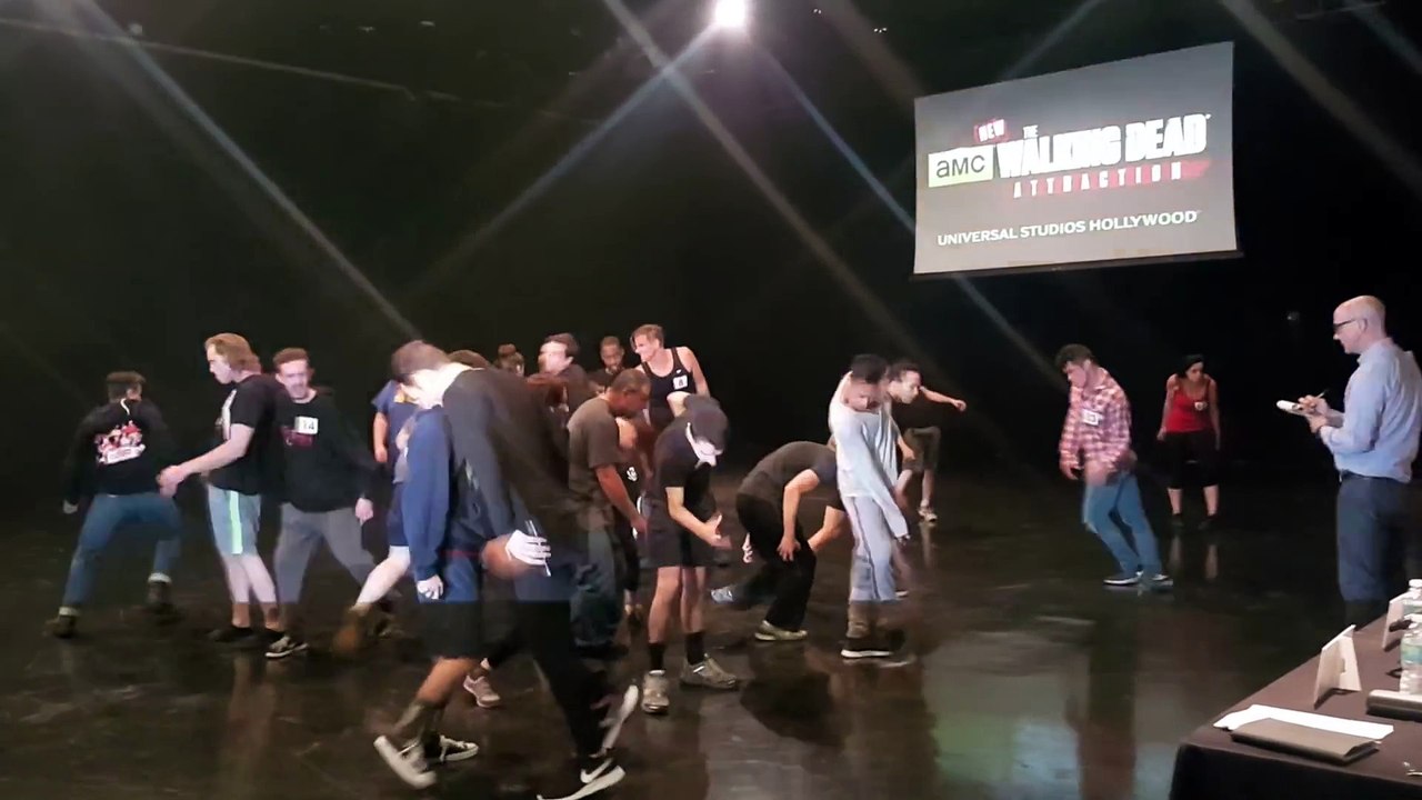 Une audition pour devenir zombies dans The Walking Dead