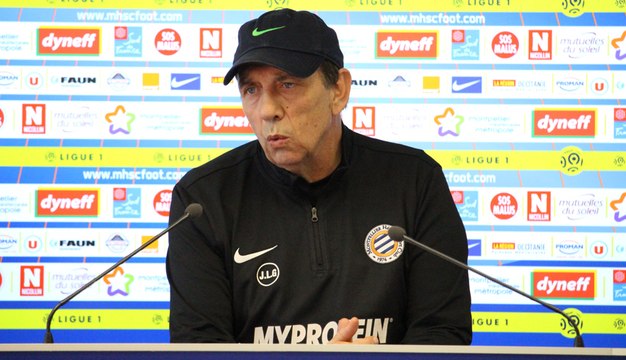 Jean-Louis Gasset avant MHSC vs ASSE