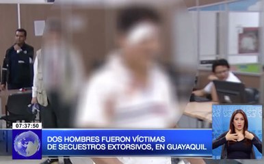 Dos hombres fueron víctimas de secuestro extorsivos en Guayaquil