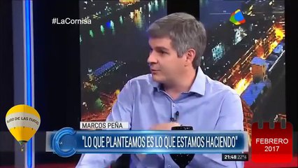 CINISMO RECARGADO MARCOS PEÑA BRAUN LO QUE NO HICIMOS ES ECHAR LA CULPA GOBIERNO ANTERIOR CORREO CORRUPCIÓN MACRI