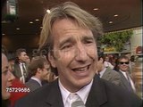 Alan Rickman at the premiere of Robin Hood : Prince of Thieves - 10/06/1991