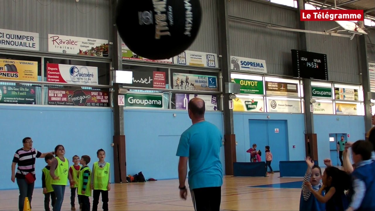 Quimper. Une cinquantaine d'enfants à la rencontre sportive