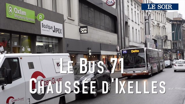 Mobilité à Bruxelles : Le bus 71 Chaussée d'Ixelles