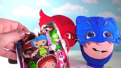 Download Video: Huge PJ MASKS Play Doh Surprise Eggs! Disney Toys Blind Bags Owlette, Gekko & Catboy