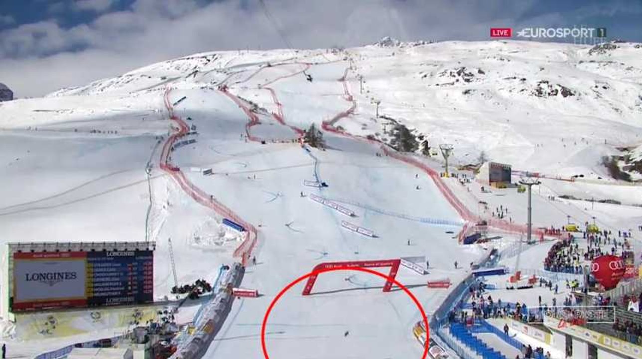 La chute d'une caméra sur la piste perturbe les Mondiaux de ski